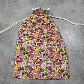   Frissen tartó kenyeres textil zsák, "Robbanó cicák" mintával, Méret: 32x42 cm vagy 25x29 cm