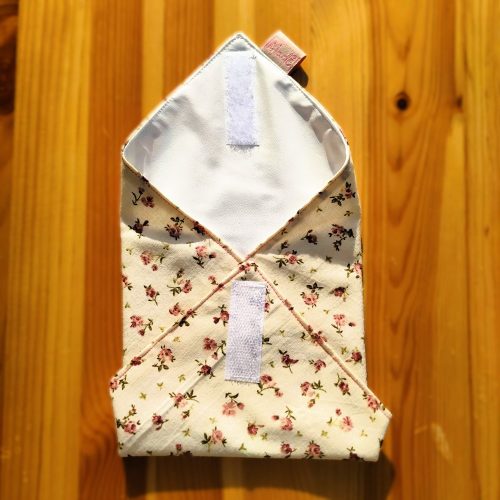 "Kis virágos"- Újrahasználható, mosható, pamut textil szalvéta, Újraszalvéta, Re-szalvéta, mérete 27x27cm