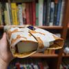 Könyv szütyi /könyv borító /"Gofri, a csodakutya" könyv tartó kutyás mintával