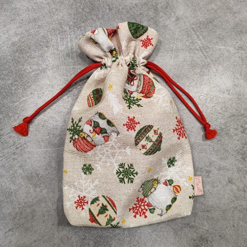 Mikulás  zsák "Fehér Manók"