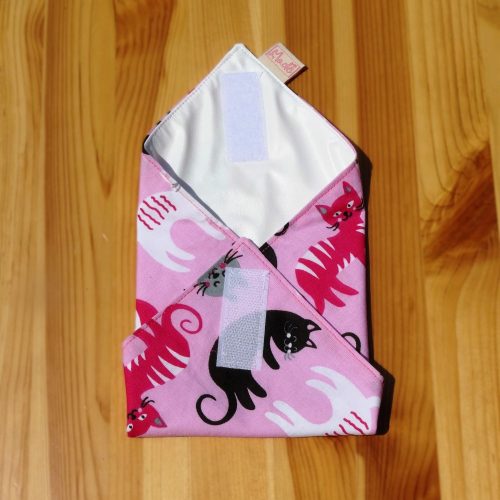 "Franciska"- Újrahasználható, mosható, pamut textil szalvéta, Újraszalvéta, Re-szalvéta, mérete 27x27cm