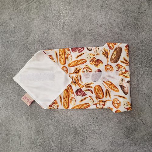 "Kenyeres"- Újrahasználható, mosható, pamut textil szalvéta, Újraszalvéta, Re-szalvéta, mérete 27x27cm