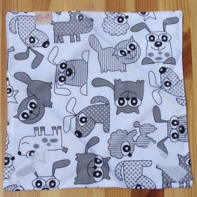   "Nagyszeműék"- Újrahasználható, mosható, pamut textil szalvéta, Újraszalvéta, Re-szalvéta, mérete 27x27cm