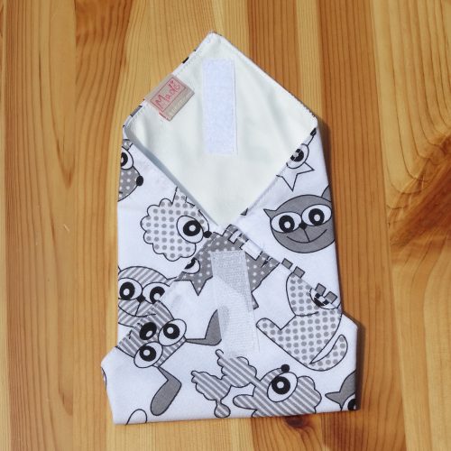 "Nagyszeműék"- Újrahasználható, mosható, pamut textil szalvéta, Újraszalvéta, Re-szalvéta, mérete 27x27cm