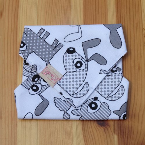 "Nagyszeműék"- Újrahasználható, mosható, pamut textil szalvéta, Újraszalvéta, Re-szalvéta, mérete 27x27cm