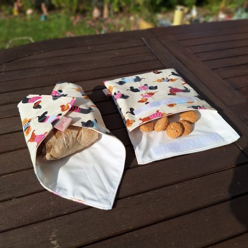 "Tacsi"- Újrahasználható, mosható, pamut textil szalvéta, Újraszalvéta, Re-szalvéta, mérete 27x27cm