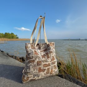 Vászontáska "Kávé Cica"