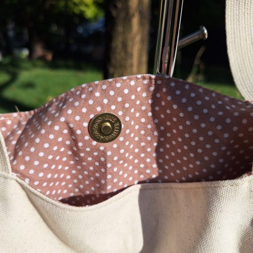 Tacsis vászontáska 2 zsebbel